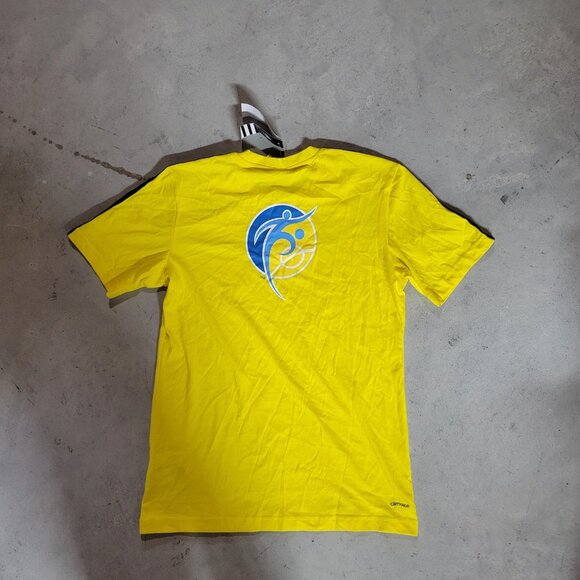 BRAND NEW Yellow and Black Fifa Adidas T-Shirt - Picture 2 of 3